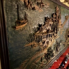 壁掛けオブジェ　アート作品　の画像