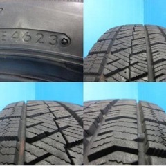 4本セット 2023年製 中古 スタッドレス タイヤ ブリヂストン BLIZZAK VRX2 185/60R15の画像