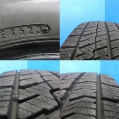4本セット 2023年製 中古 スタッドレス タイヤ ブリヂストン BLIZZAK VRX2 185/60R15の画像