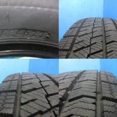 4本セット 2023年製 中古 スタッドレス タイヤ ブリヂストン BLIZZAK VRX2 185/60R15の画像