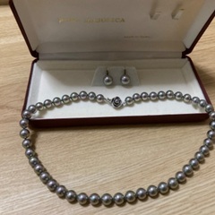マジョリカ　パールネックレス　イヤリングの画像