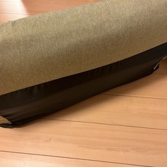 座椅子　ソファ 2way ブラウンベージュの画像