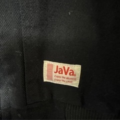 JaVa. 黒 キルティングコットンブルゾンの画像