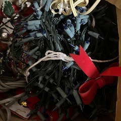 【決まりました】【無料】　クリスマスの電飾や飾り　多量の画像