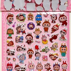 ラブブ シールバック🩷️ピンクの画像