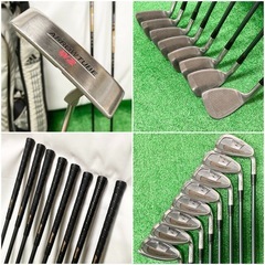 ゴルフクラブセット　ゴルフ用品　処分　まとめ売り　12本　キャディバッグもの画像