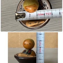 すり鉢こけし　創作こけしの画像