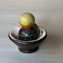 すり鉢こけし　創作こけしの画像