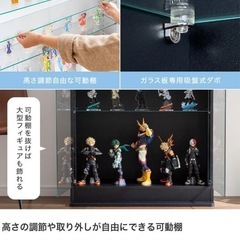 【取引中】ガラスケース フィギュア棚の画像