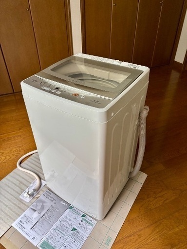 洗濯機【美品★】AQUA 5kg 2022年製
