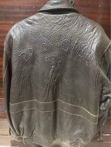 Polo Club ダークブラウン レザージャケット Polo Club ダークブラウンのレザージャケット