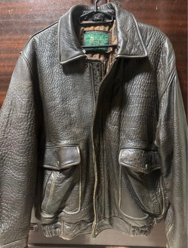 Polo Club ダークブラウン レザージャケット Polo Club ダークブラウンのレザージャケット