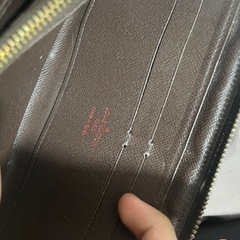 ルイヴィトン長財布！ジャンク品の画像