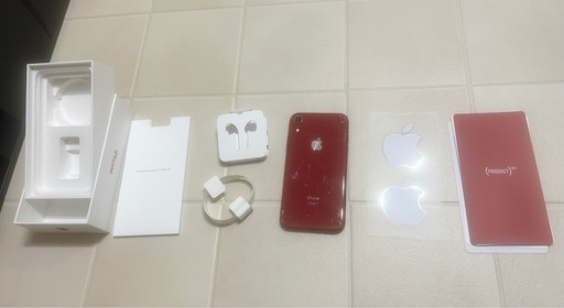 ジャンク】iPhone XR 128GB (PRODUCT)RED 画面割れ (トキ) 都立大学の