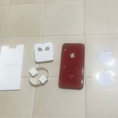 【ジャンク】iPhone XR 128GB (PRODUCT)RED 画面割れの画像
