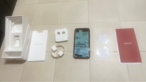 ジャンク】iPhone XR 128GB (PRODUCT)RED 画面割れ (トキ) 都立大学の