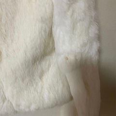 Pinky GIRLS 白 ファージャケット ふわふわ 冬コーデに◎の画像