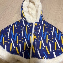 ポンチョ　赤ちゃん　防寒　コート　の画像