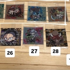 鬼滅の刃　シール　まとめ売りの画像