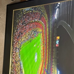 絵画壁画ポスター　スペインバルセロナスタジアムの画像