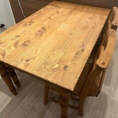 ★★★ カントリー調ダイニング4点セット ★★★の画像