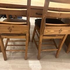 ★★★ カントリー調ダイニング4点セット ★★★の画像