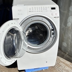 🔥🔥①美品2025年製YAMADA電機🔥🔥ドラム式洗濯乾燥機RORO YWM-YV90N 設置まで対応　配達無料🚚💦 の画像