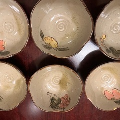 果物柄の小鉢 6個組の画像