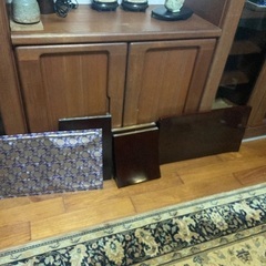 紫檀　☆☆　経机　　巾55x奥行30ｘ高さ30cm　☆☆の画像