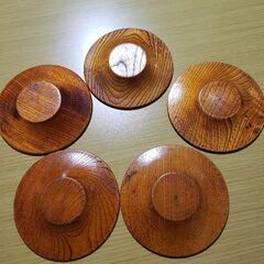 茶托 お茶受け皿 5枚セットの画像