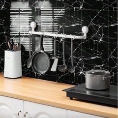 大理石風プリントタイル100枚新品未使用品の画像