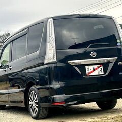 セレナ26系後期型★本車検フルR9年12月迄★ハイウェイスターSハイブリッド・大型純正SDナビ・後部フリップダウンモニター・両側Pスライドドア…の画像