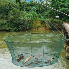 折りたたみ式 丸型フィッシングネットケージ 直径100cmの画像