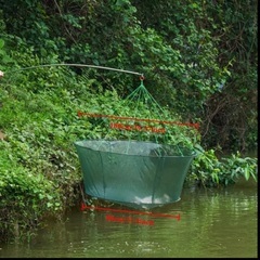 折りたたみ式 丸型フィッシングネットケージ 直径100cmの画像