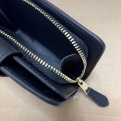 COACH ブラック シグネチャー 二つ折財布 【未使用】の画像