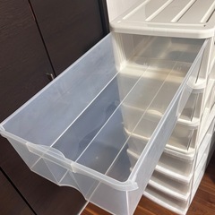 収納ケース3段 衣類 衣装ケース 2つの画像