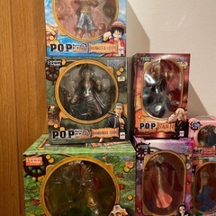 ワンピース　pop 麦わらの一味　セット※ジンベイ無しの画像