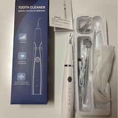 新品 超音波歯クリーナー 口腔洗浄器 USB 充電式 LEDライト付きの画像