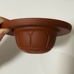 カメ餌入れ給餌ボウル食器　多頭飼い　陶器丸洗いの画像