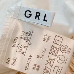 GRL 半袖　ホワイト パフスリーブ トップス Mの画像