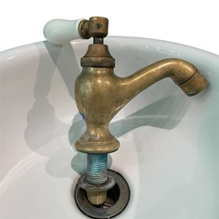 アンティーク　蛇口　ボウル　セットの画像