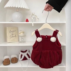 新品　クリスマス🎄ロンパース　80の画像
