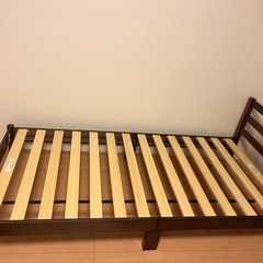 ニトリ　シングルベッド　ベッドフレーム　すのこの画像