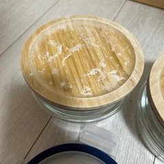 IKEA 保存容器丸型400mlフタセット×4 の画像