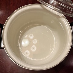 【新品】ほうろう両手鍋 ガラス蓋 20cm⒊0ℓSZ-20の画像