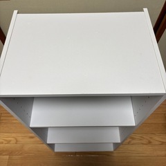 ニトリ　カラーボックス　白　3段の画像