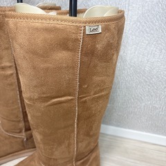 Lee ロングムートンブーツ ブラウン  24.0cmの画像