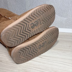 Lee ロングムートンブーツ ブラウン  24.0cmの画像