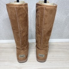 Lee ロングムートンブーツ ブラウン  24.0cmの画像