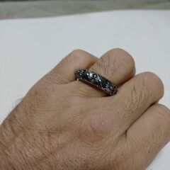 フローラルクロスリングの画像